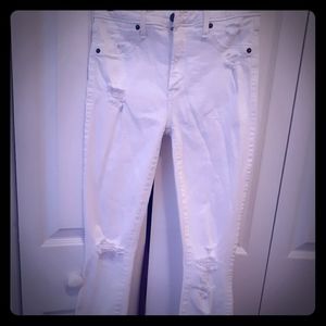 Abercrombie and Fitch high rise ankle jean